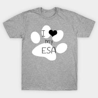 I Love My ESA T-Shirt